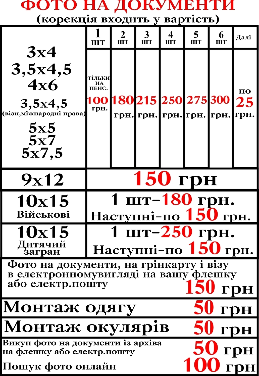 Фото на документи в Черкасах за 5–10 хвилин. Паспорт, віза, водійське, студентський, пенсійне посвідчення та інші документи. Якісна ретуш, друк і файл для подачі онлайн. Фотостудія «Країна Мрій».